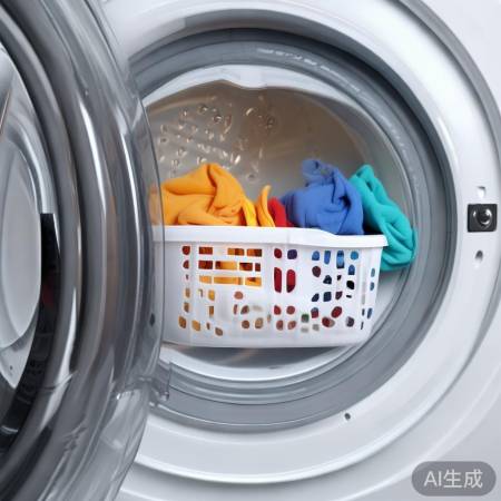 洗衣机内塑料篮防缠绕