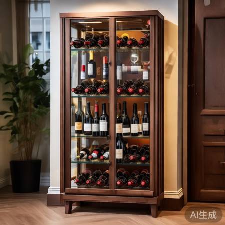 玻璃酒柜如何优雅摆放红酒瓶提升家居品味