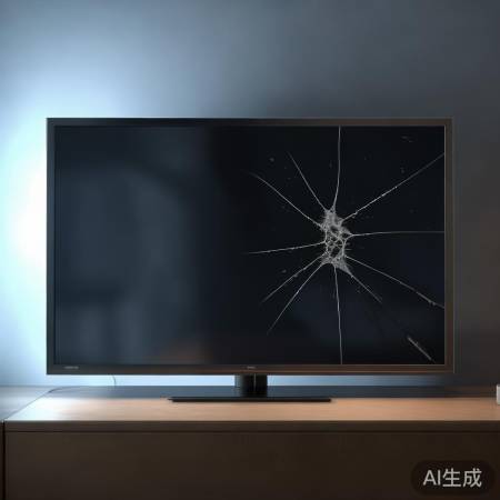 电视屏幕小缝隙引发异常