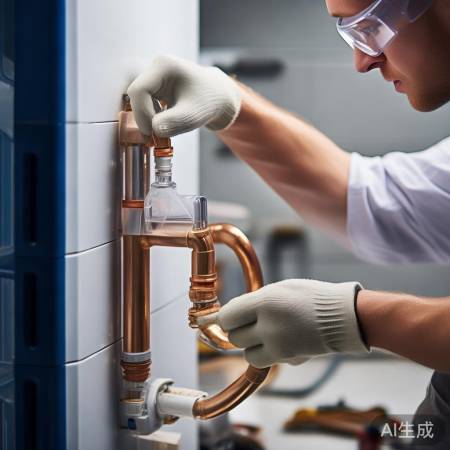 安装水管，密封防漏