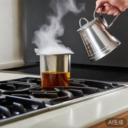 油杯密封，热水软化取油