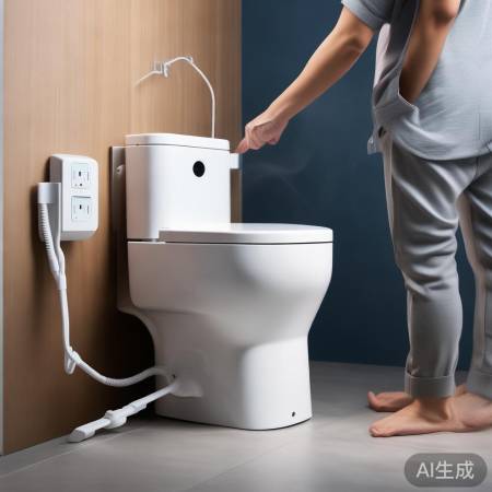 安装智能马桶电源,易如充电
