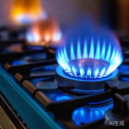 燃气灶火苗三色代表火候