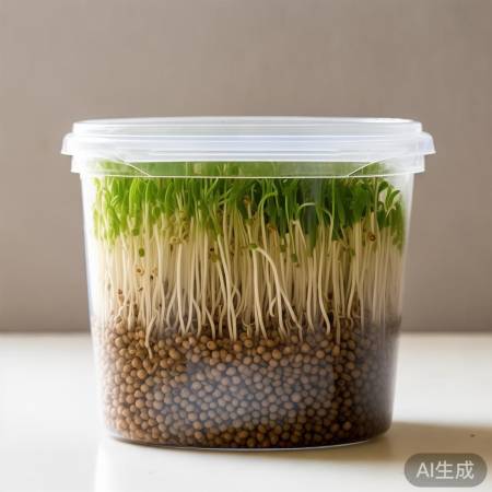 保鲜膜封口防异味,冷藏绿豆发芽