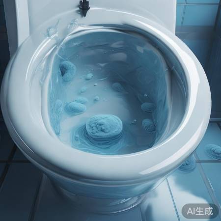 马桶角落藏细菌温床