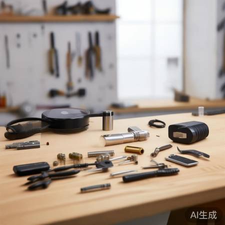准备智能锁安装工具