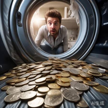 洗衣机变金钱箱
