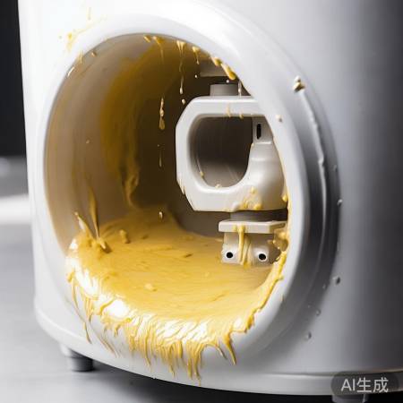 热水器进水口检查，水垢严重