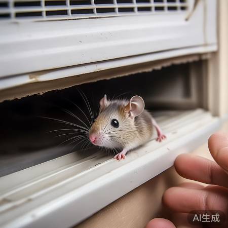 老鼠狡猾,找洞修补
