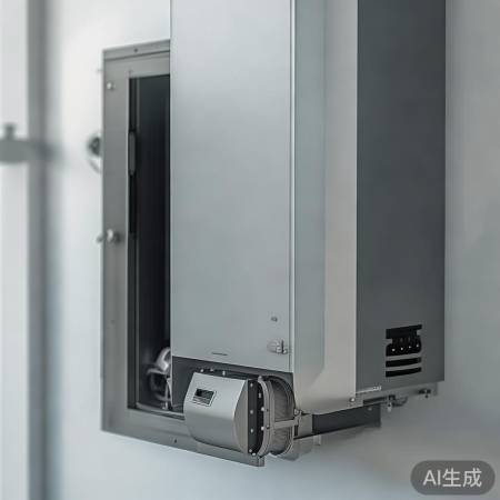 壁挂炉底部找冷凝器