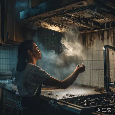 油烟机清洗先断电,如游泳先防水