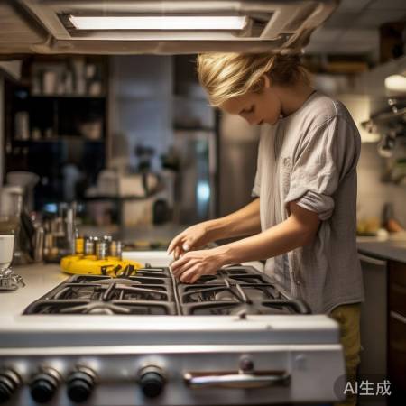 检查燃气阀门,安全第一