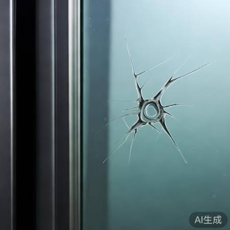 玻璃裂纹,小则可磨,大则需换