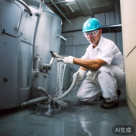 软管接水,注水箱内