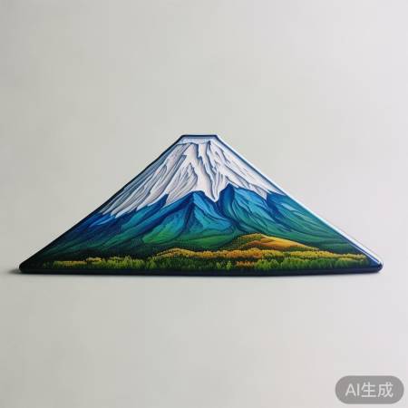 富士山冰箱贴,自然韵味家居饰