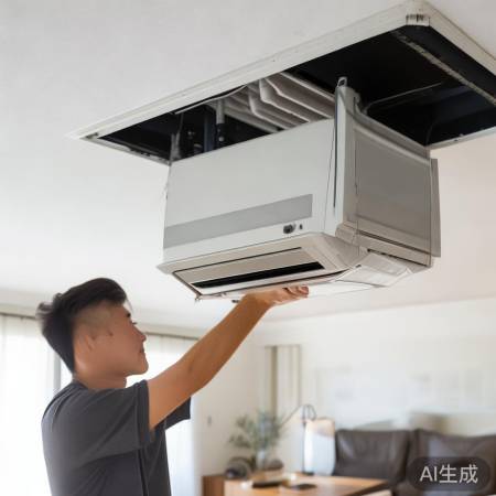 中央空调储物器安装易如搭积木