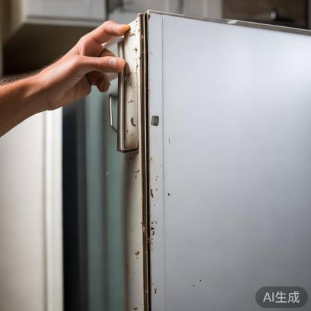 冰箱门关不严?检查门封条。