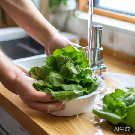 清洗青菜,吸水保形