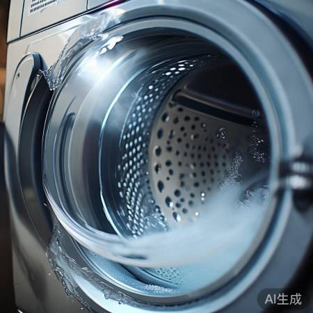 洗衣机清洗中
