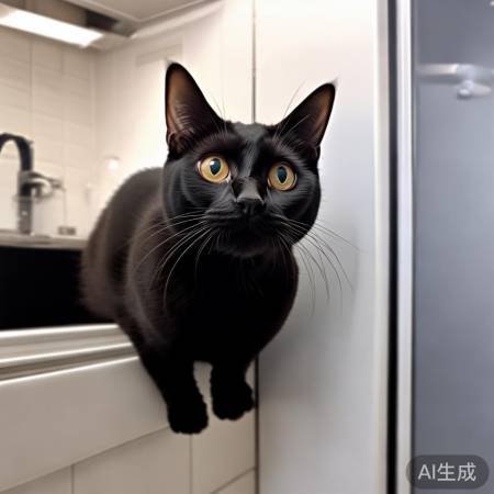 猫咪爱角落,远古本能遗留
