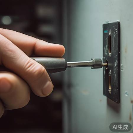 轻旋螺丝,勿用力过猛