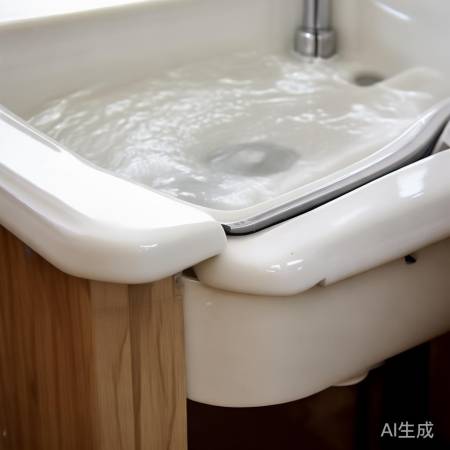 检查水封,破损即更换