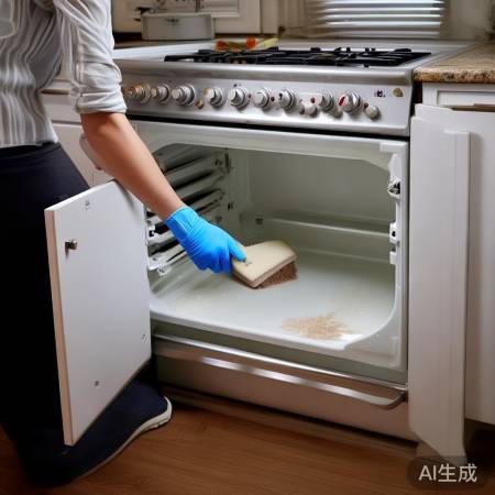 燃气灶柜清洁步骤