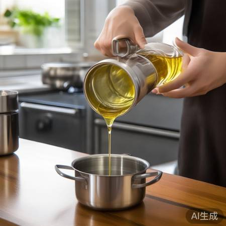 倒油防溅技巧