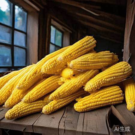 “新鲜玉米阴凉通风储一周”