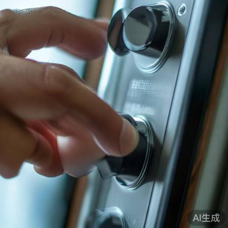 指纹锁需干净干燥手