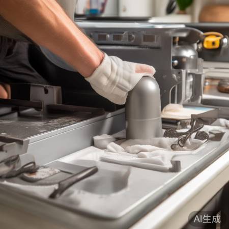 安装卡环，垫布防滑落