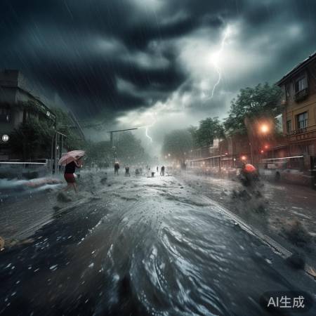 暴雨台风预警,微博热议