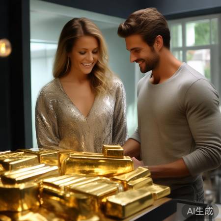 年轻人新风尚,金条替代三金