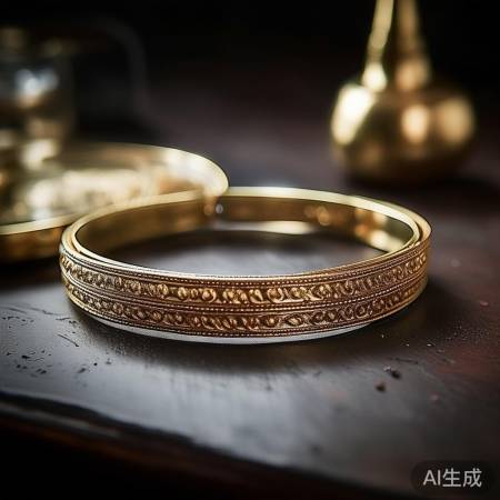 女子金手镯剪开惊现黑物，真相竟如此惊人！